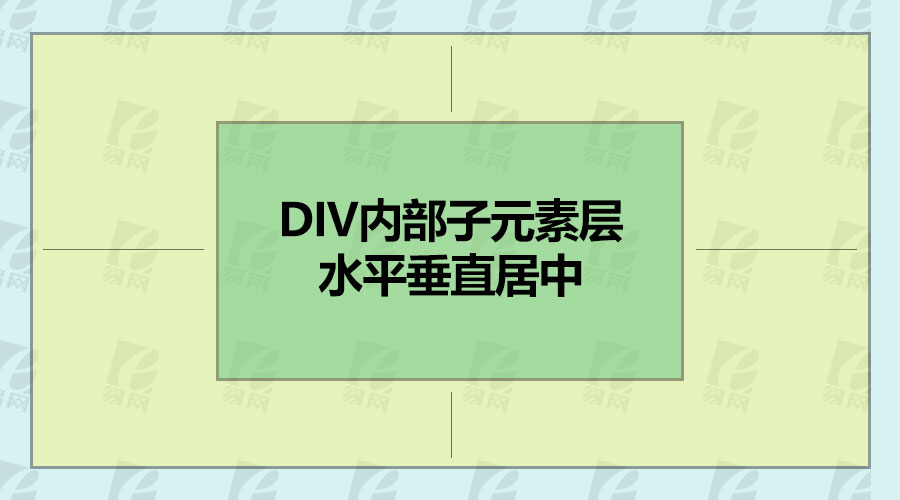 DIV内部子元素层水平垂直居中